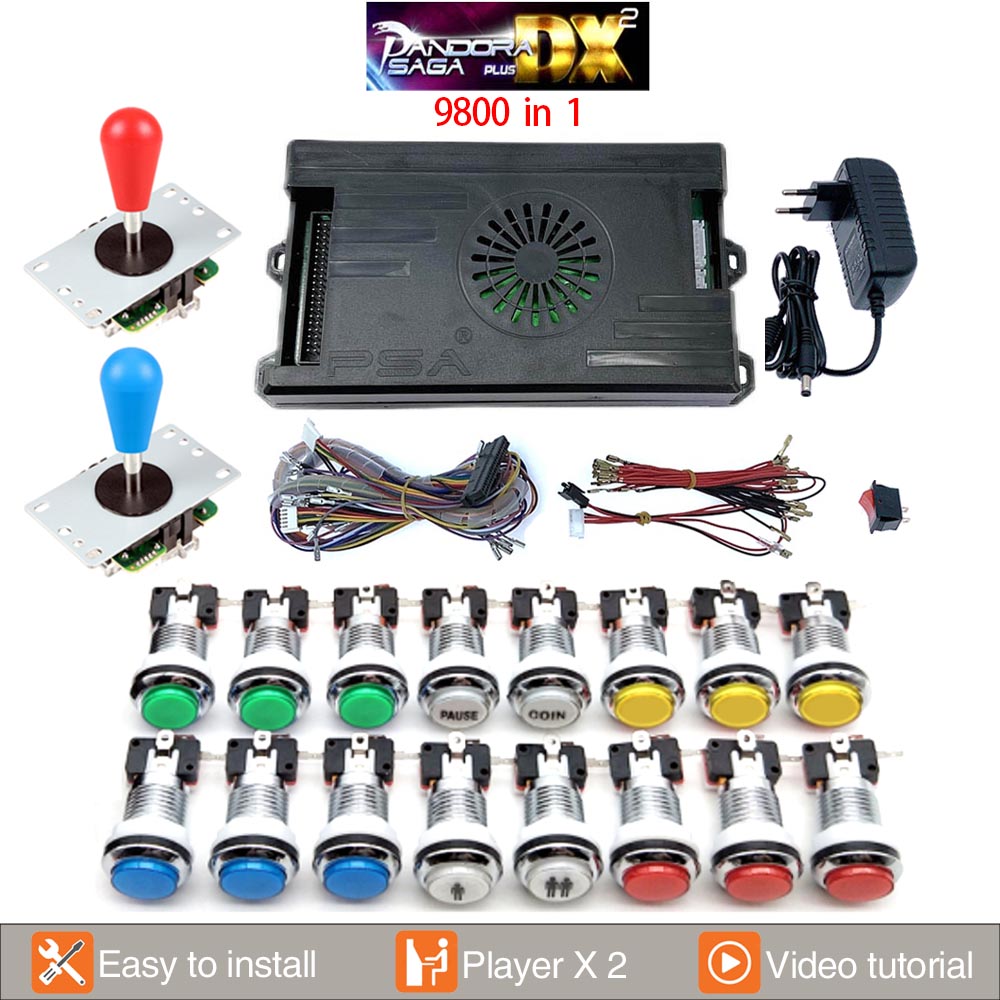 Pandora Saga Hộp DX 7770 Trong - đánh giá và giá Trackball Controller Arcade