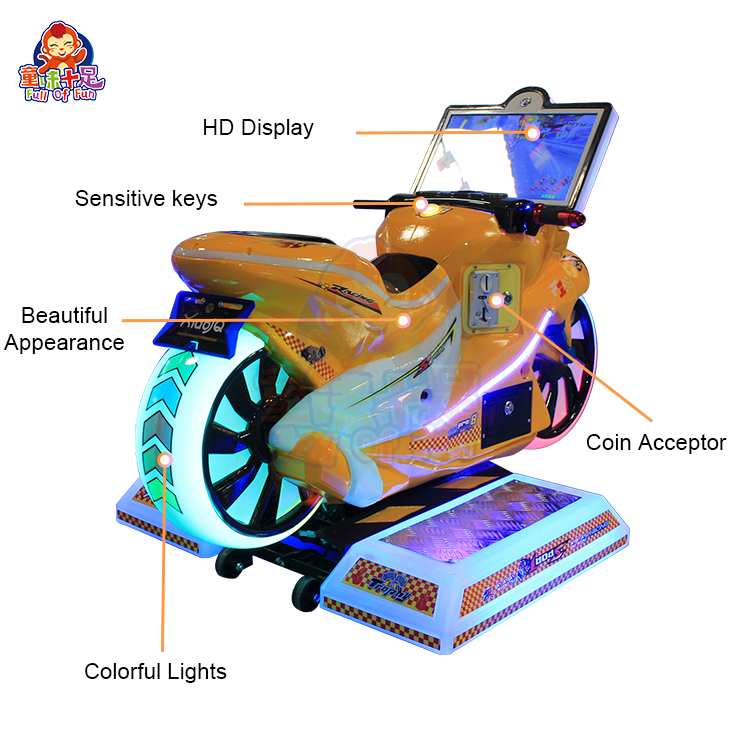 Indoor Amusement Children Moto - đánh giá và giá Coin Operated Kiddie Ride