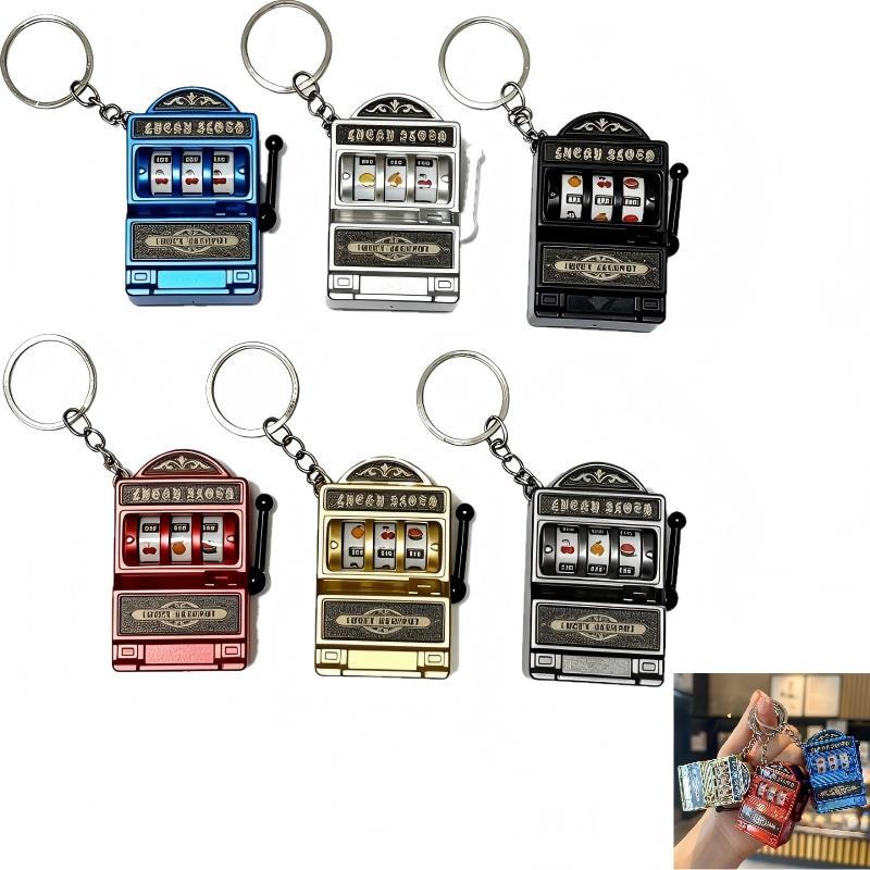 【F】Mini Slot Machine Key Chain - đánh giá và giá Arcade Game Jackpot